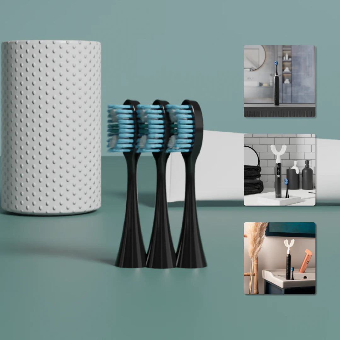 view of Standard brush heads (replacement for Duo, Ultra & CleanMate) - Pack of 3 from Y-Brush