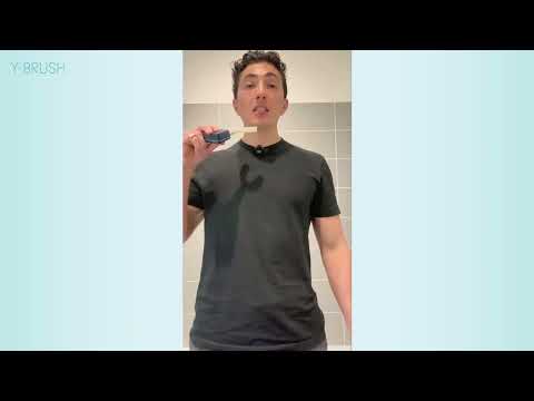 SE Instruktionsvideo som visar hur Y-Brush eltandborste används steg för steg.